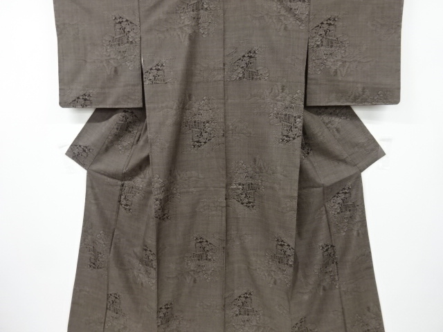 JAPANESE KIMONO / DORO OSHIMA TSUMUGI (7 maruki)